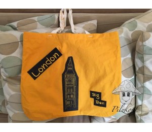 Stickserie - London Line Art inkl. Anhänger & Tasche ITH